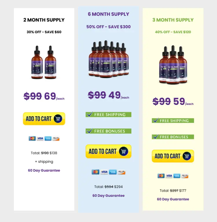 Yu Sleep best deal price sleep supplement offer